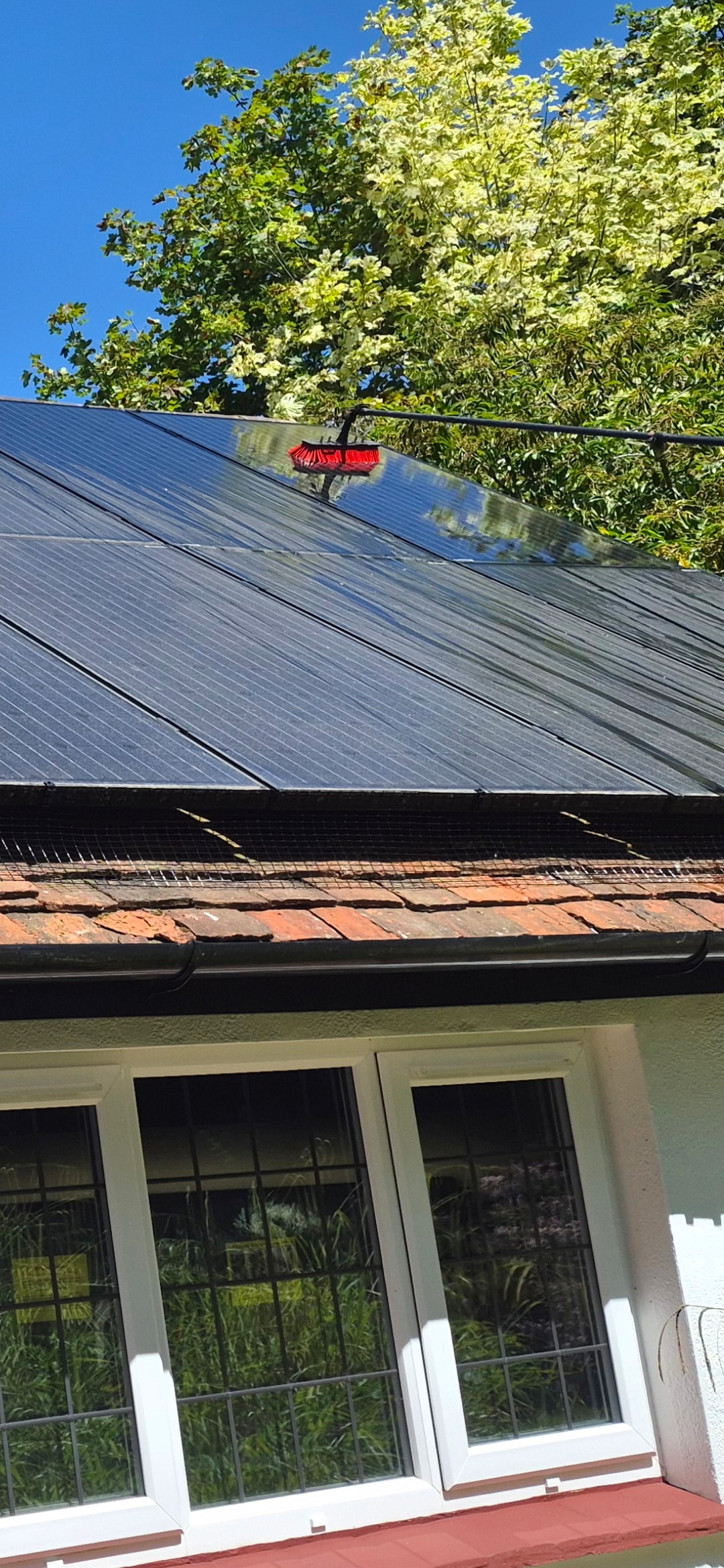 Solar panel cleaning service
